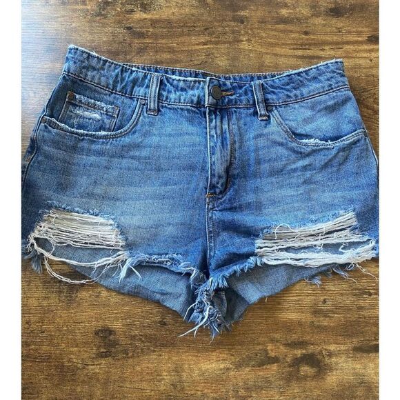 bp Pants - BP Distressed Cutoff Denim Shorts